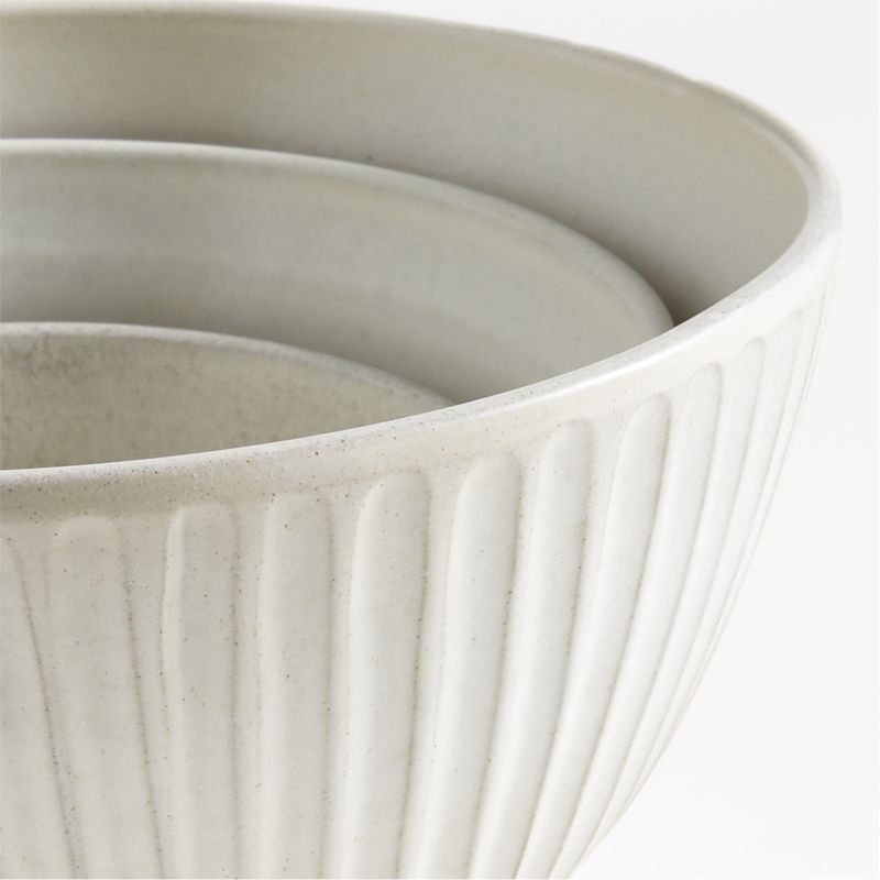 Caramel Ceramic Mixing Bowls by Gaby Dalkin, Set of 3 - Image 1
