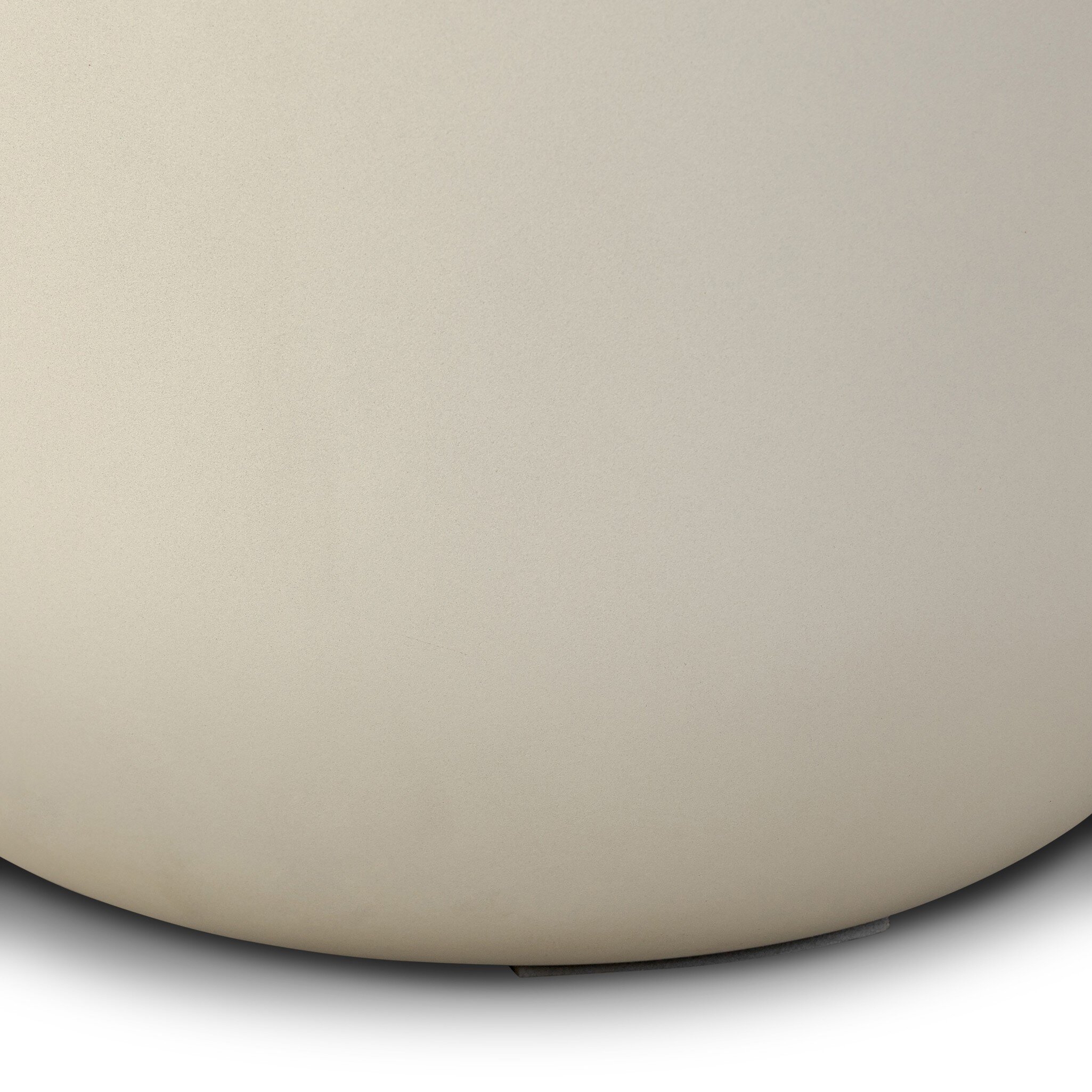 Ivan Round End Table - White Concrete - Image 5