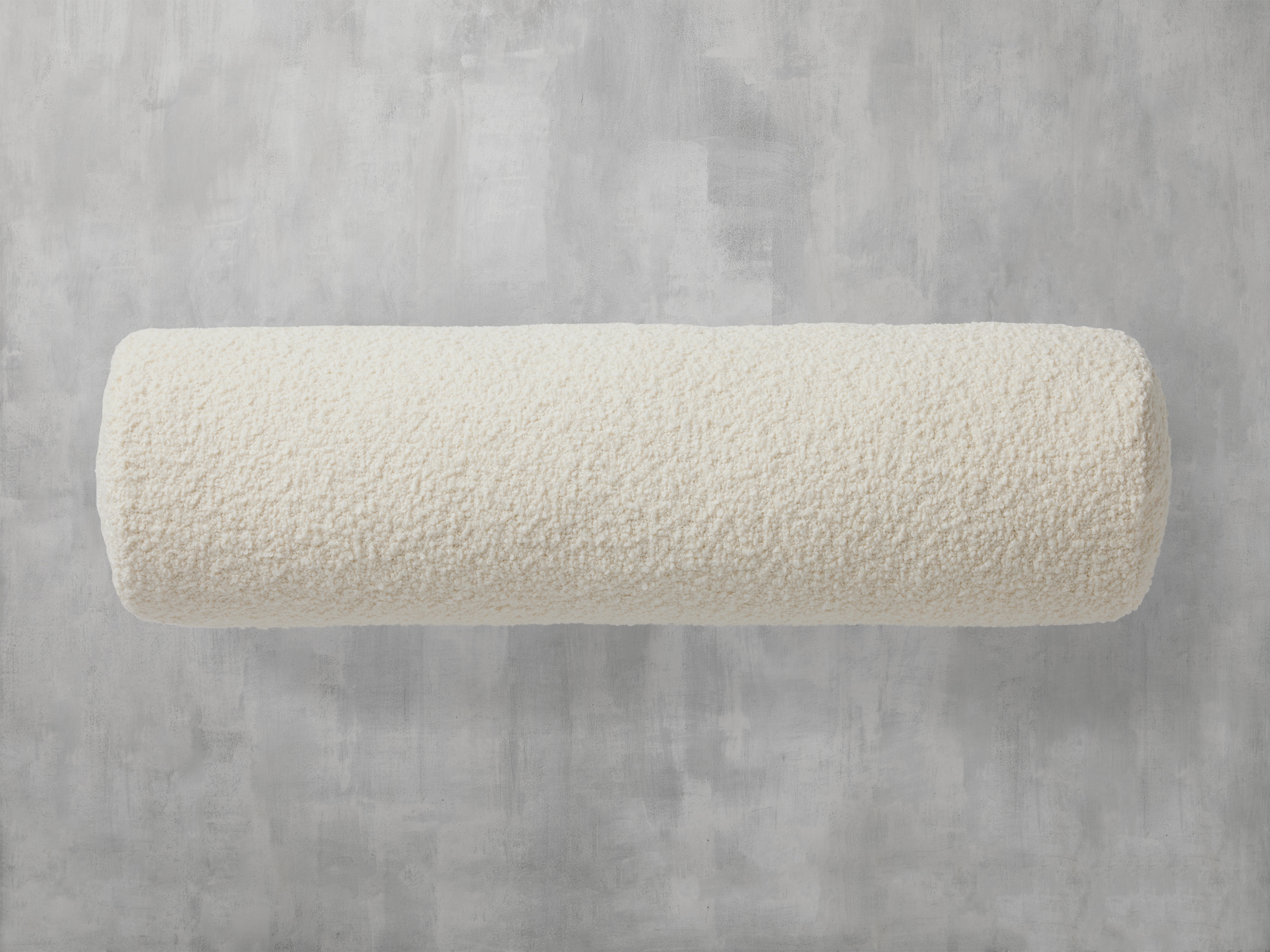 Italian Bolster Pillow in Cotton 22" X 8" Sarsina Cashmere   - Image 0