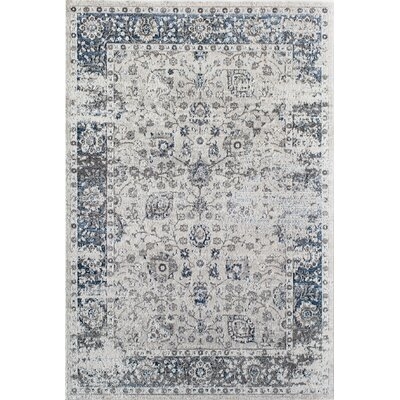 Lavalley Floral Power Loom White Indoor / Outdoor Area Rug - Image 0