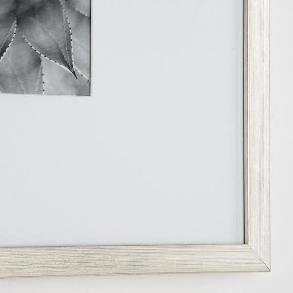 Silver Frame with White Matte Gallery Wall Picture Frames, 16" x 16", Set of 4 - Image 3