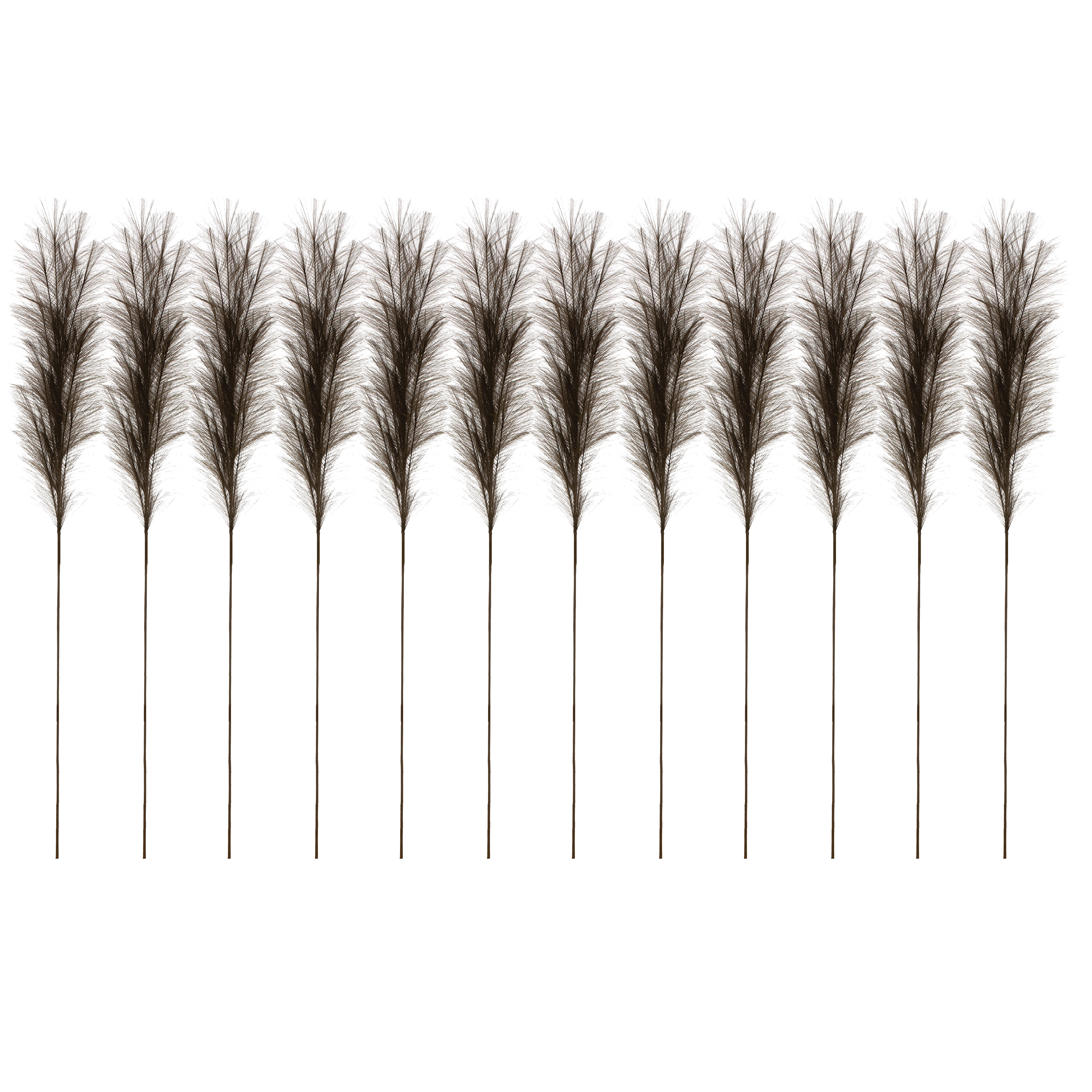 Polyester Bristle Grass Branch, Set of 12 - Image 0