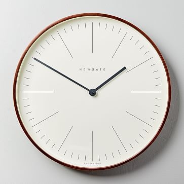 Newgate Mr. Clarke Clock, Large, Wood - Image 1