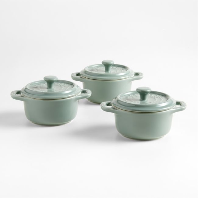 Staub ® Eucalyptus Mini Cocottes, Set of 3 - Image 0
