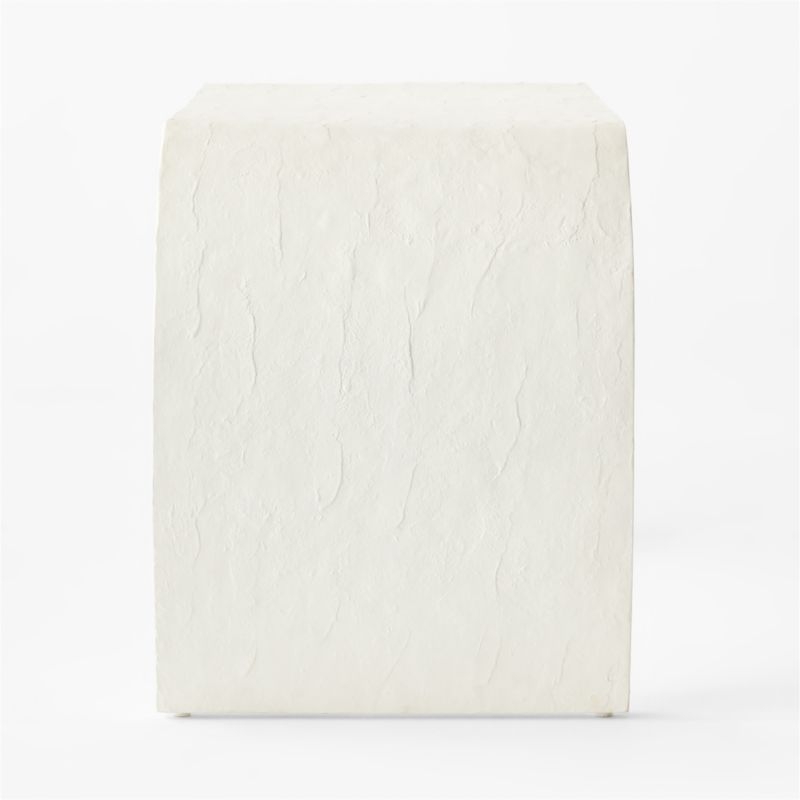 Wynn Ivory Concrete Waterfall Desk - Image 3