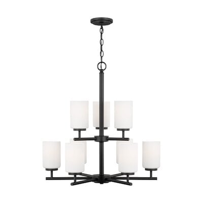 Gaskell 9 - Light Shaded Tiered Chandelier - Image 0