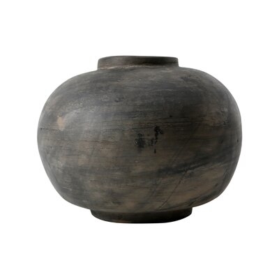 Darbydale Gray 10.6" Indoor / Outdoor Earthenware Table Vase - Image 0