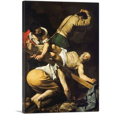 ARTCANVAS Crucifixion Of Saint Peter 1600 Canvas Art Print By Caravaggio1_Rectangle - Image 0
