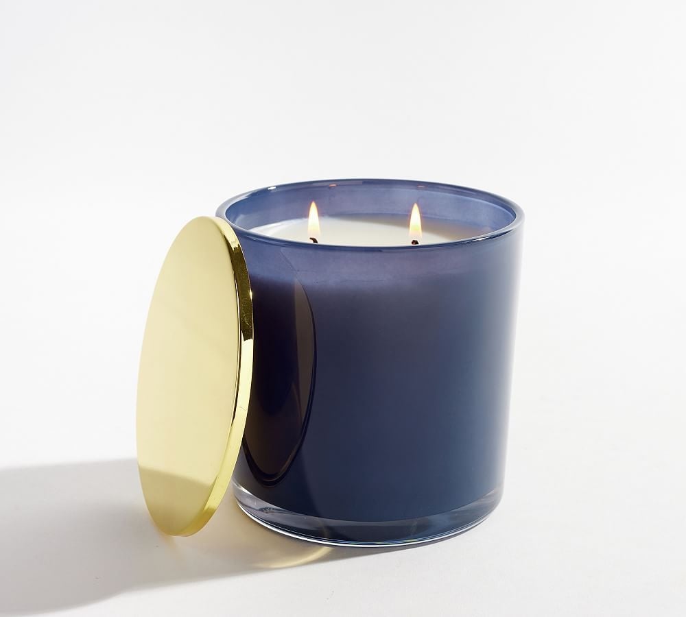 Pacific Grove Collection, Blue, Large Candle - Image 0