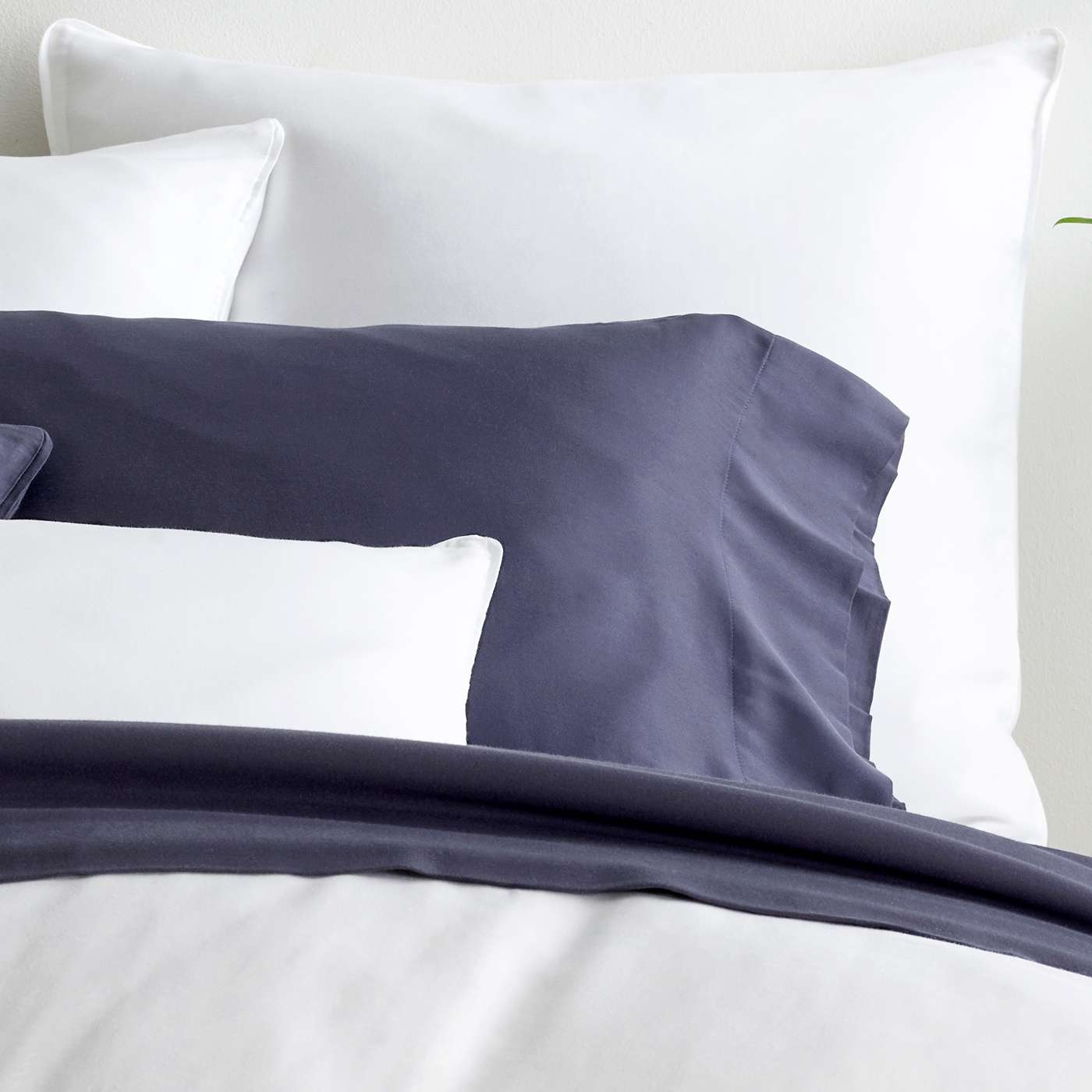 Essential Sateen White Sham - Image 0