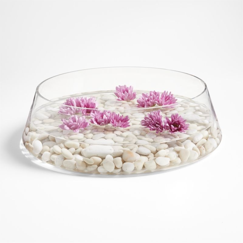 Alder Low Glass Bowl - Image 1