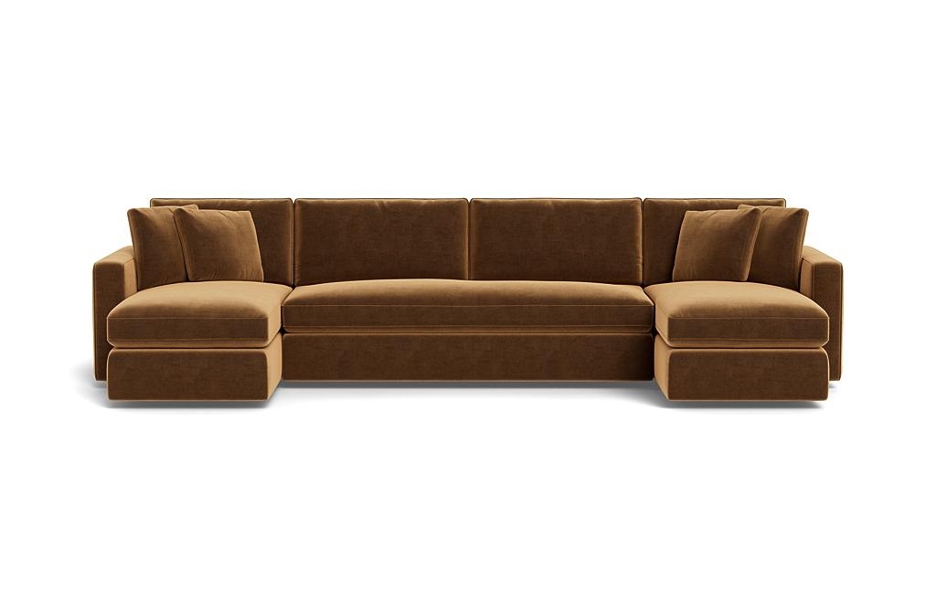 James 3-Piece 4-Seat U Chaise Sectional with Storage - Image 0