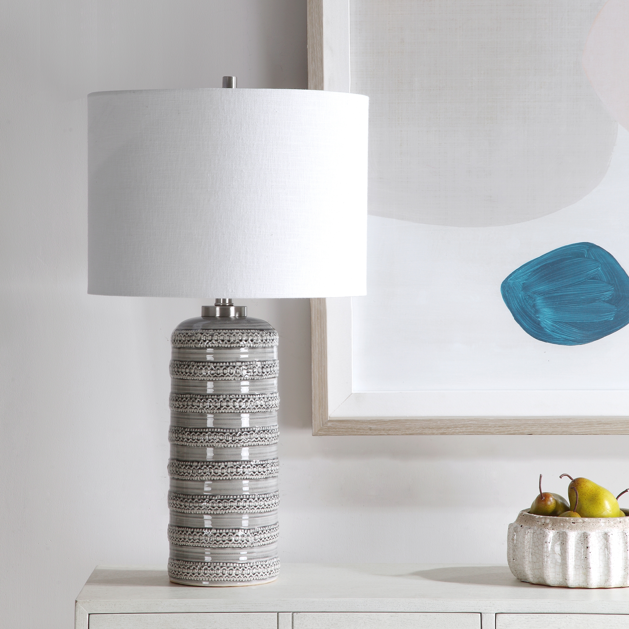 Alenon Light Gray Table Lamp - Image 2