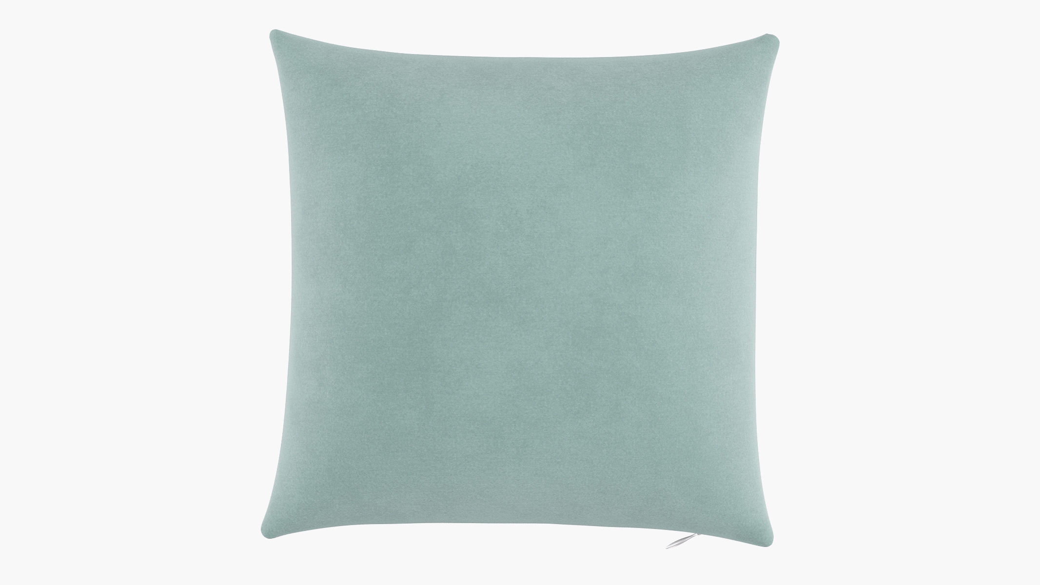 Throw Pillow 16", Aqua Classic Velvet, 16" x 16" - Image 0