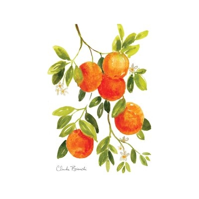 Oranges by Claudia Bianchi - Wrapped Canvas Painting - Image 0