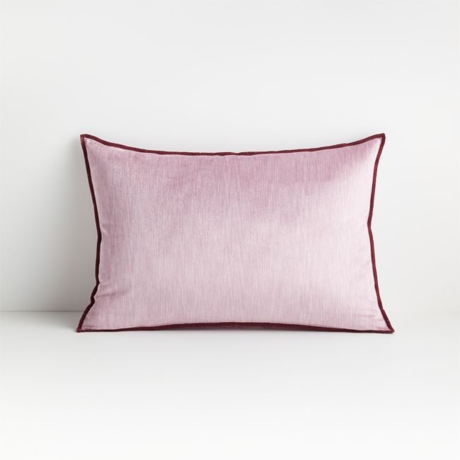 Styria Lilac 22"x15" Pillow with Down-Alternative Insert - Image 0
