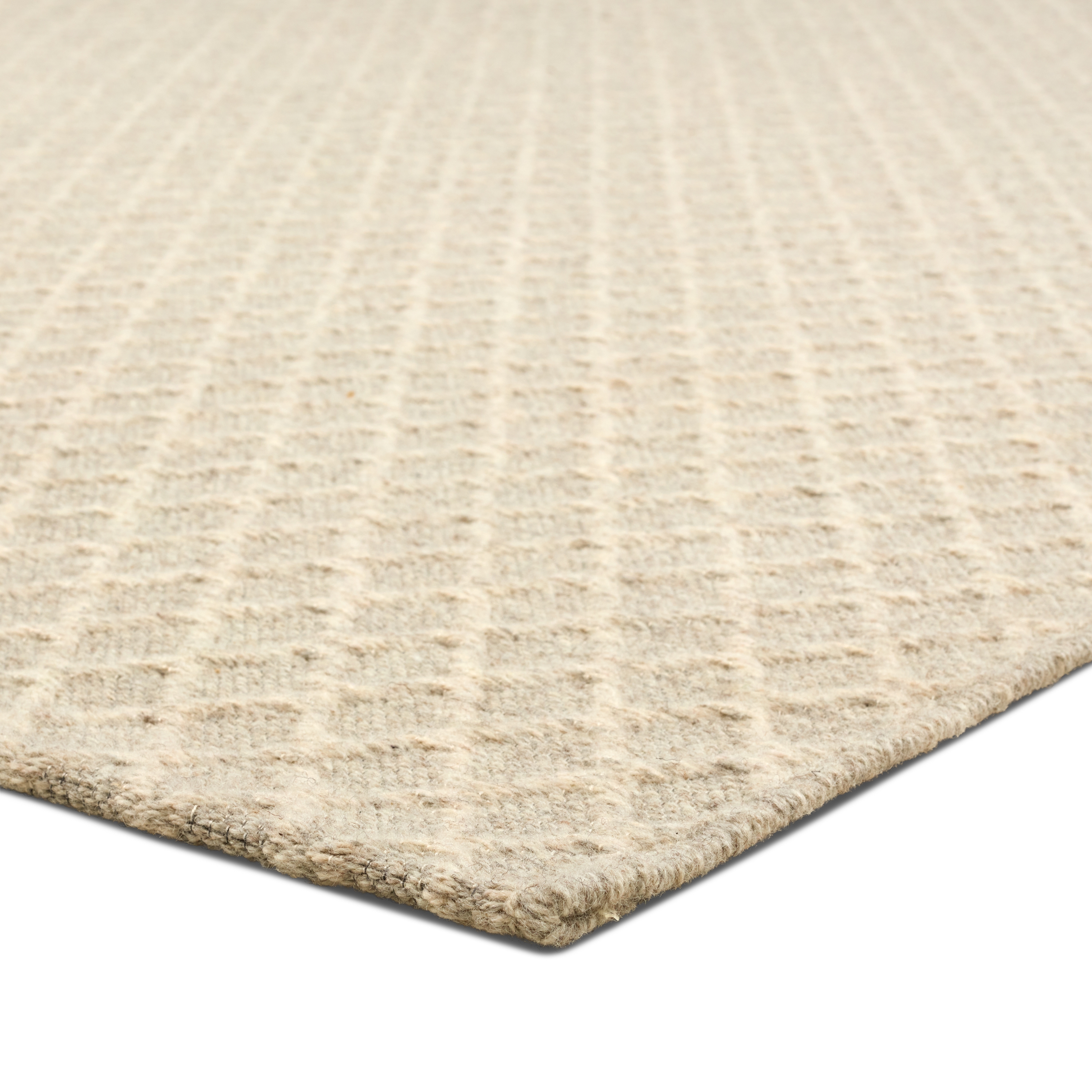 Edman LKN03 Geometric Tan Area Rug (7'10"x9'10") - Image 1