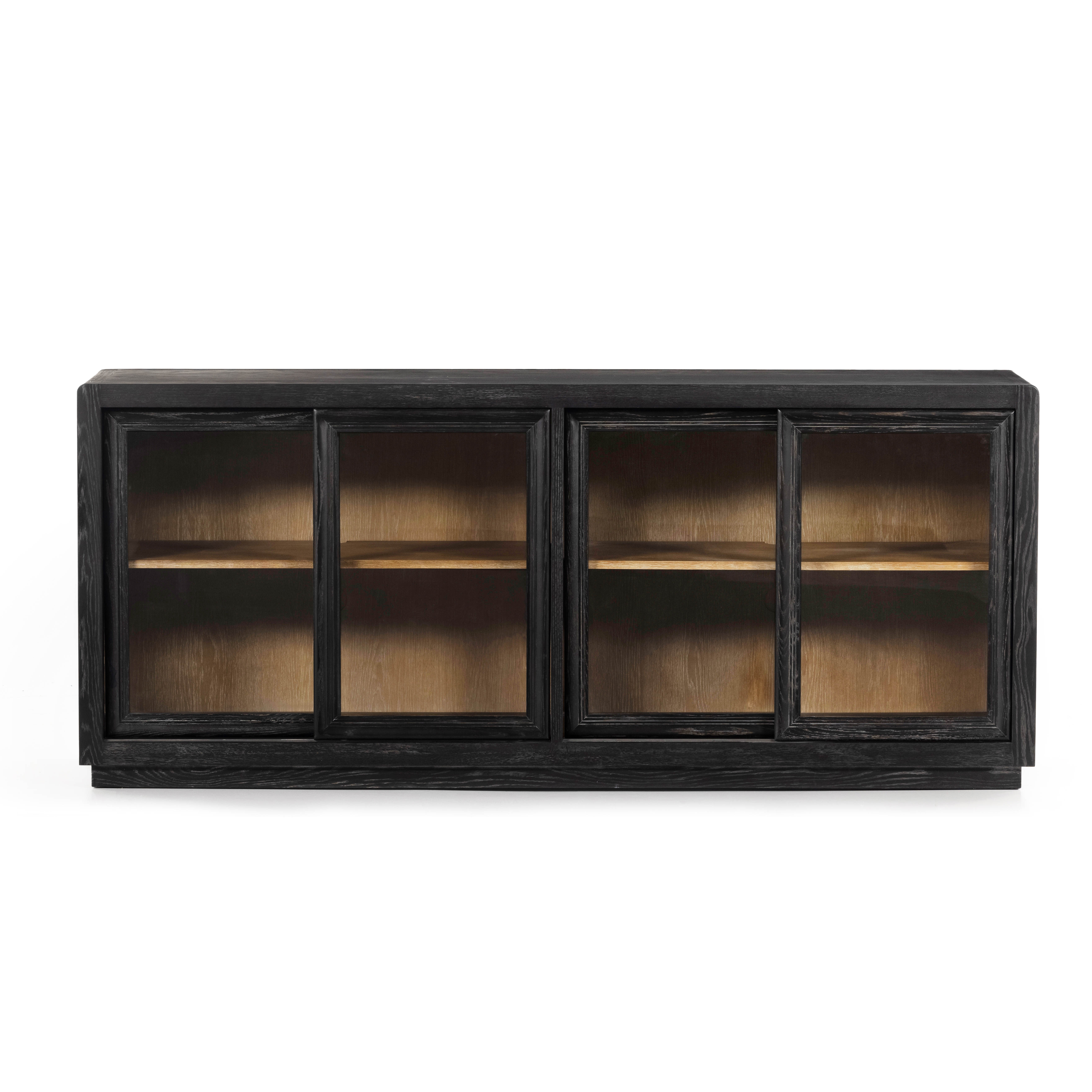 Normand Sideboard-Distressed Black - Image 3