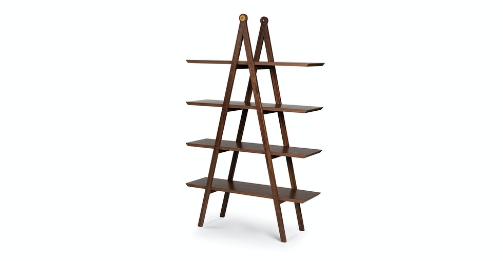 Caliper 47" Shelving Unit - Walnut - Image 0