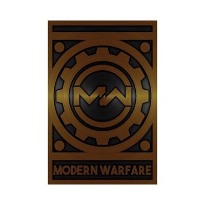 Modern Warfare Gold by - Wrapped Canvas - Image 0