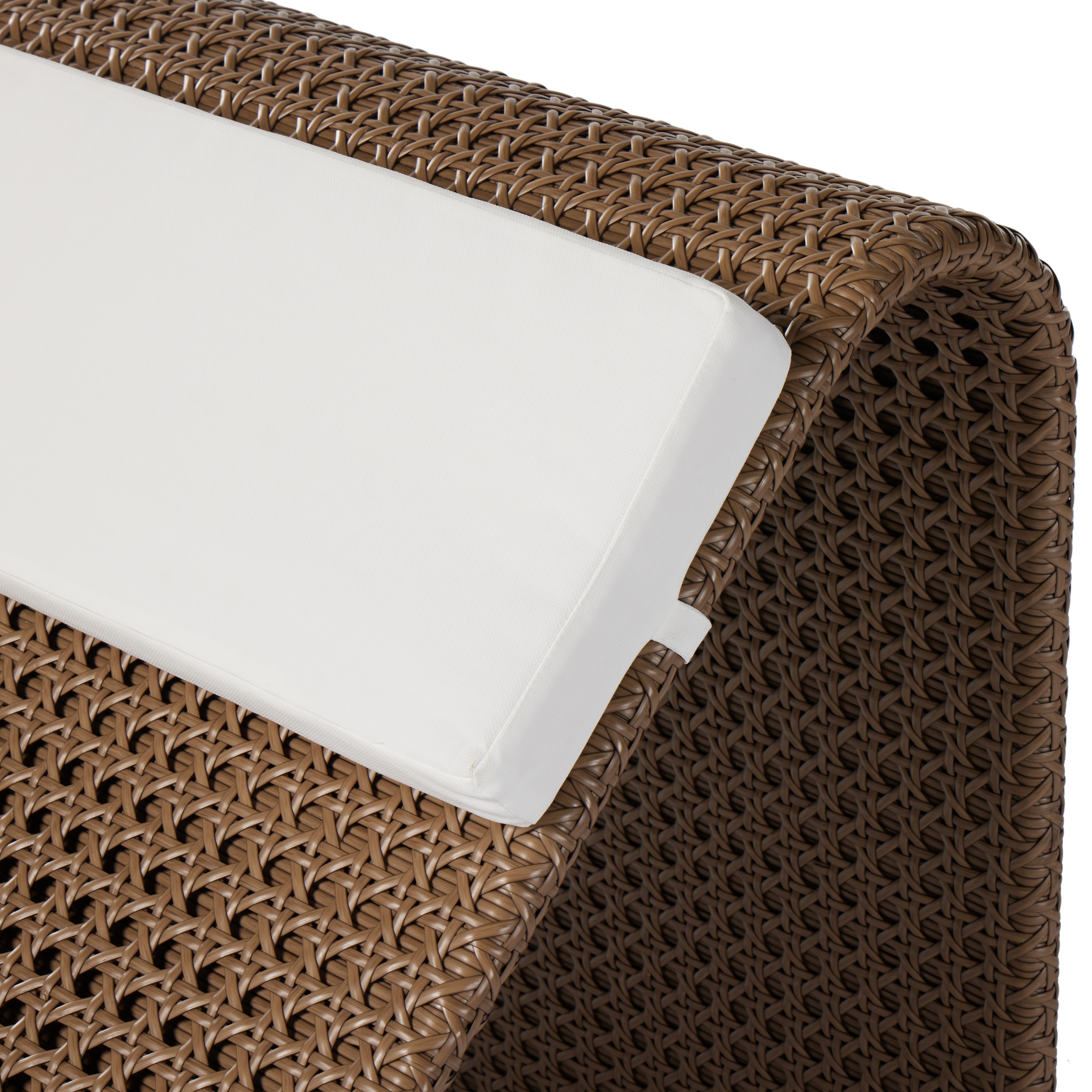 Paige Outdoor Woven Chaise - Stinson White - Image 7