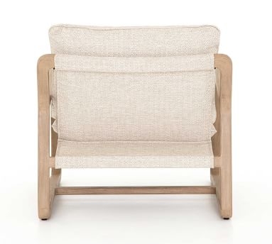 Laika FSC(R) Teak Outdoor Lounge Chair, Sand & Brown - Image 3