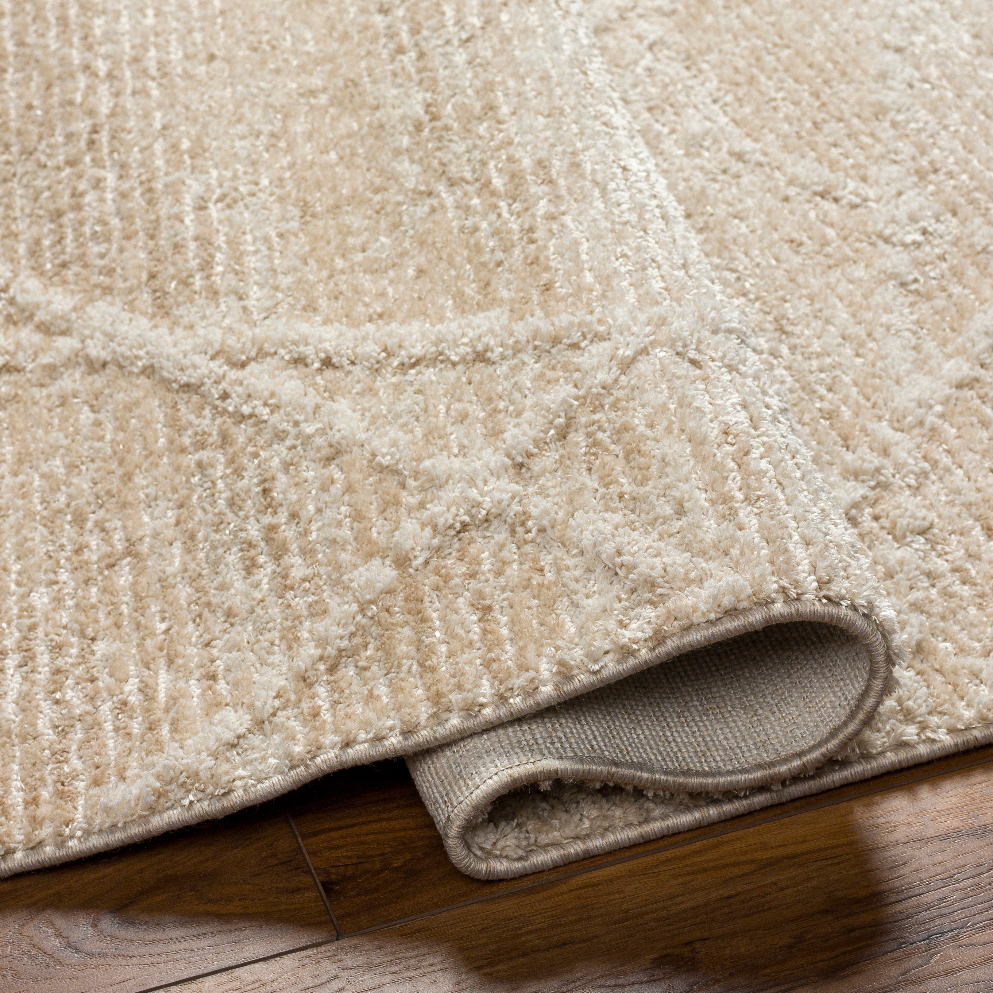 Rudy Beige Indoor 9'2" x 12' Machine Woven Rug - Image 4
