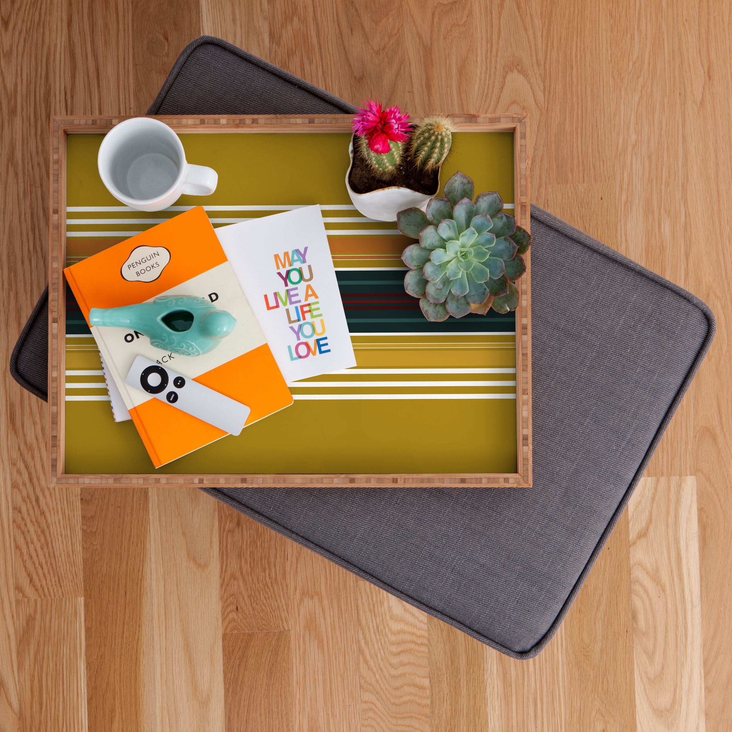 Levar by Iveta Abolina - Rectangular Tray Bamboo Extra Large 22.5" x 17" - Image 1