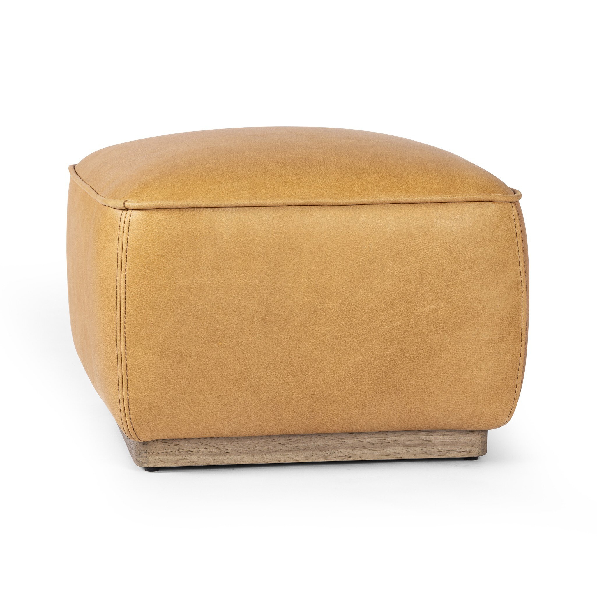 Sinclair Square Ottoman - Palermo Butterscotch - Image 6