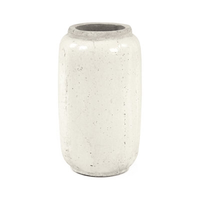 Distressed White Vase - Image 0