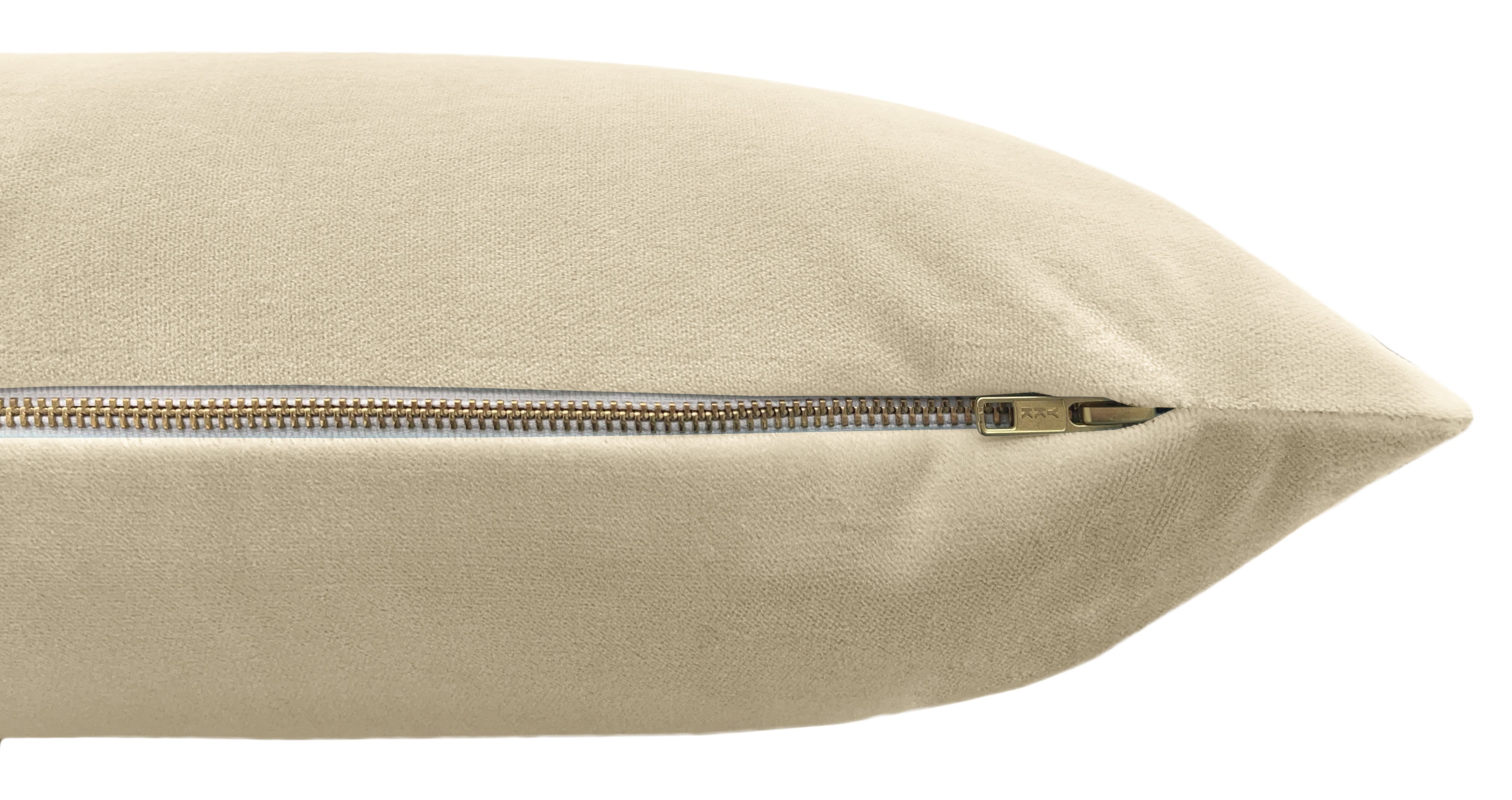 THE XL LUMBAR :: SOCIETY VELVET // CASHMERE - 14" X 48" - Image 1