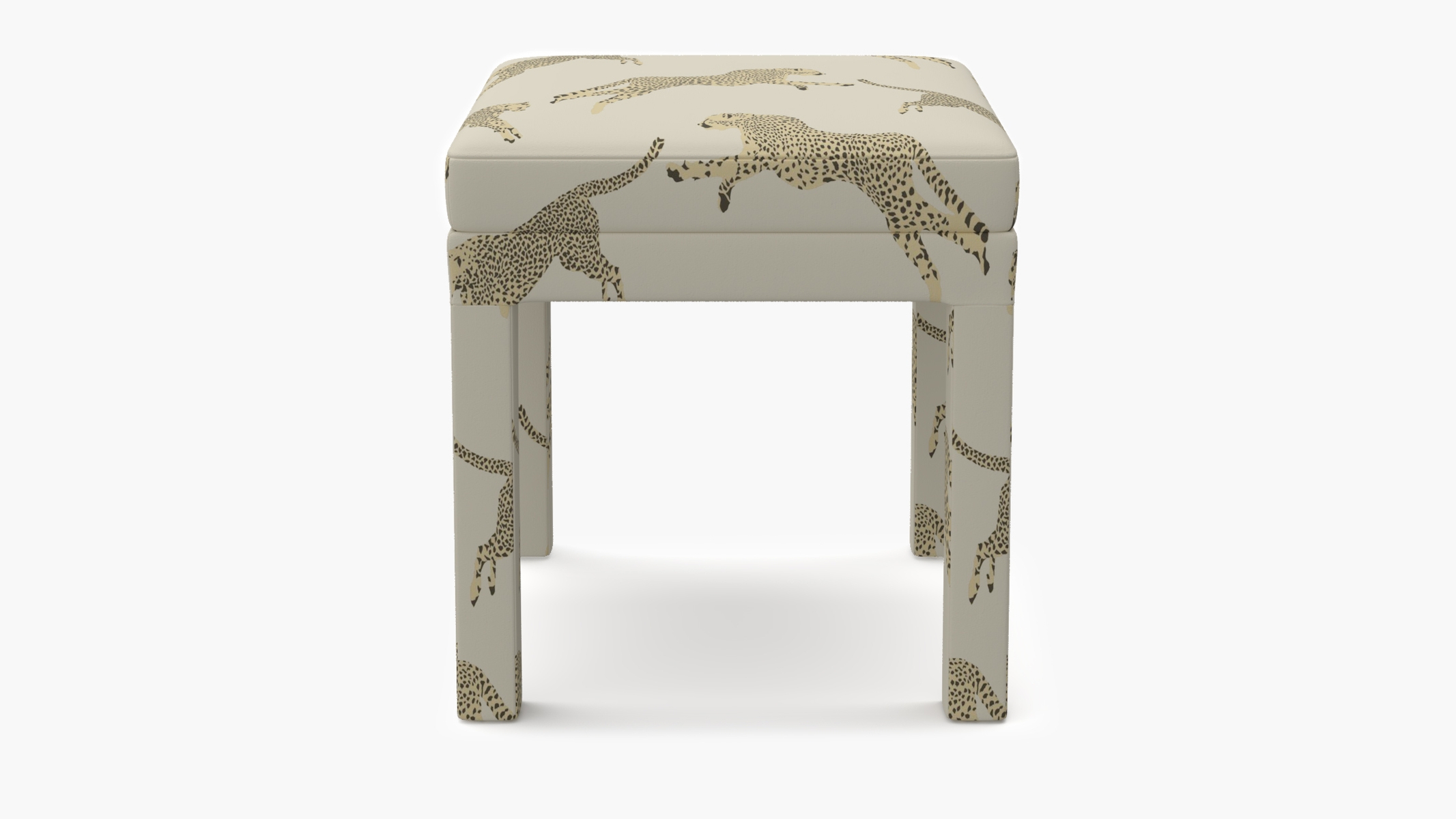 Parsons Ottoman, Desert Cheetah - Image 0
