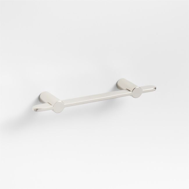 Flat 3" Polished Chrome Cabinet Drawer Bar Pull - Image 0
