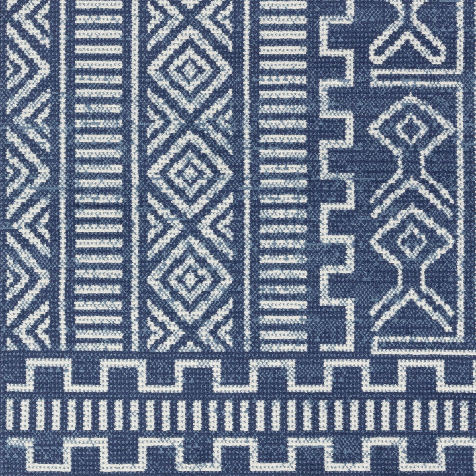 Ustad Blue Indoor 2' x 2'11" Machine Woven Rug - Image 5