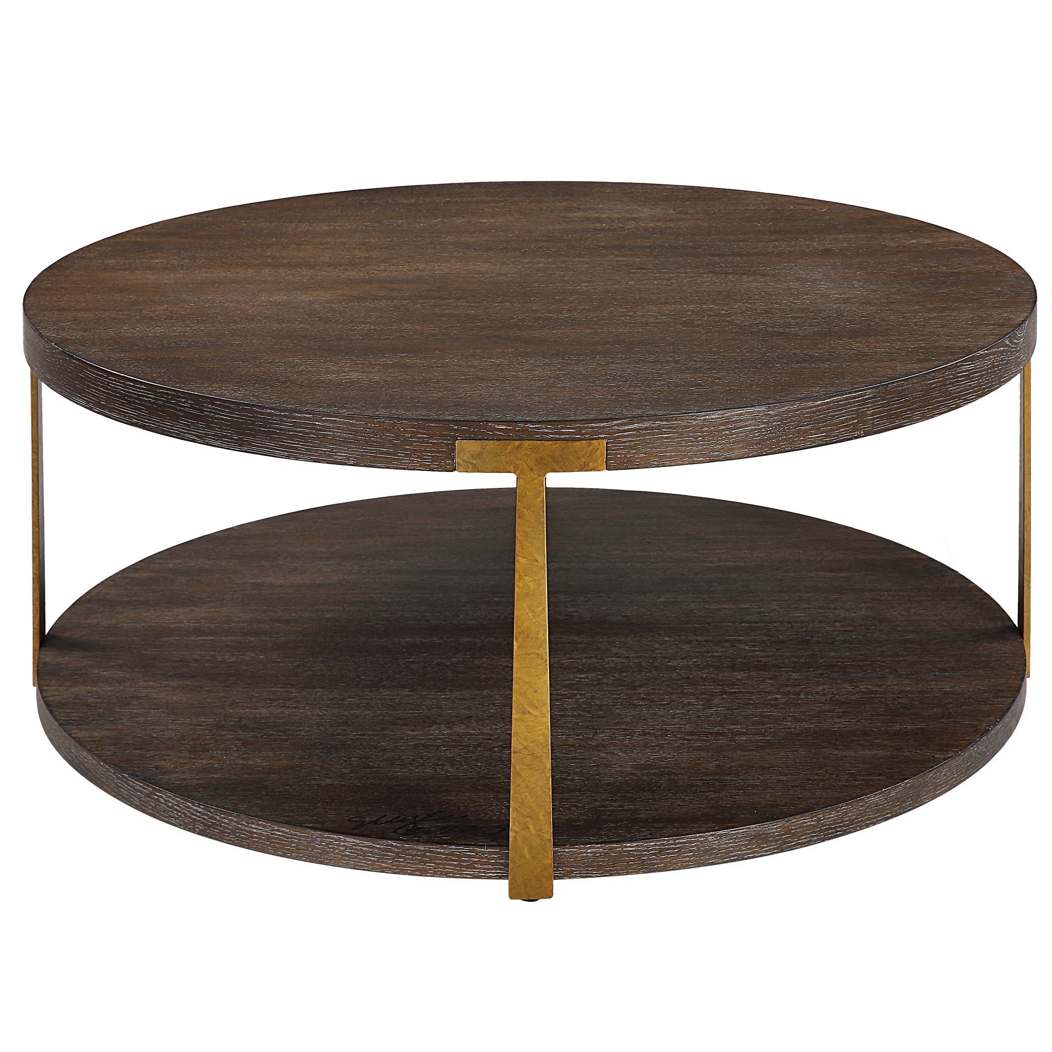 Palisade Round Wood Coffee Table - Image 6
