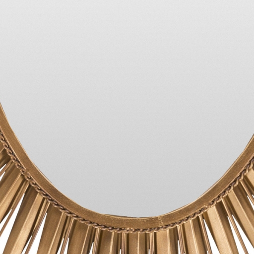 Nihal Metallic - Brass 42"H x 30"W x 2"D Accent Mirror - Image 3