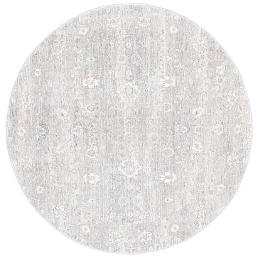 Faded Flowers Rug, 2.5x10Gray/Beige - Image 2