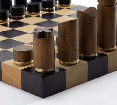 Wooden Chess Board Game - Image 1