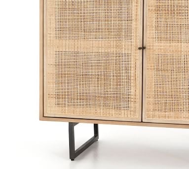 Dolores Cane Cabinet Buffet, Natural - Image 2
