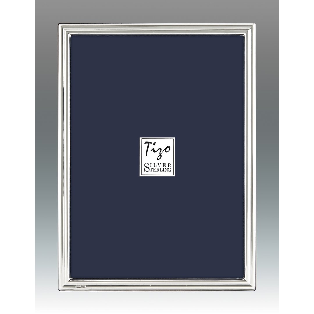 Tizo Slim Grooved Sterling Picture Frame - Image 0