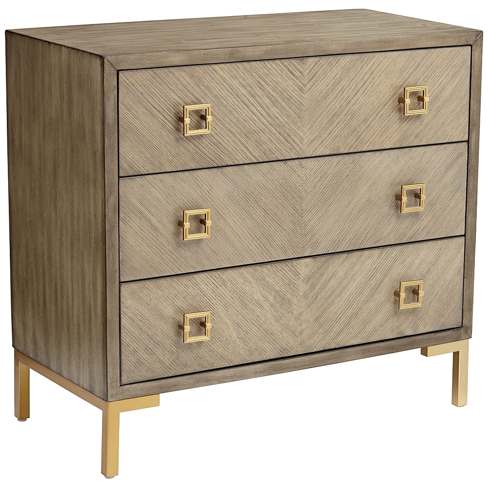Wheaton 34 1/2" Wide USB and Outlet 3-Drawer Chest - Style # 80K03 - Image 0