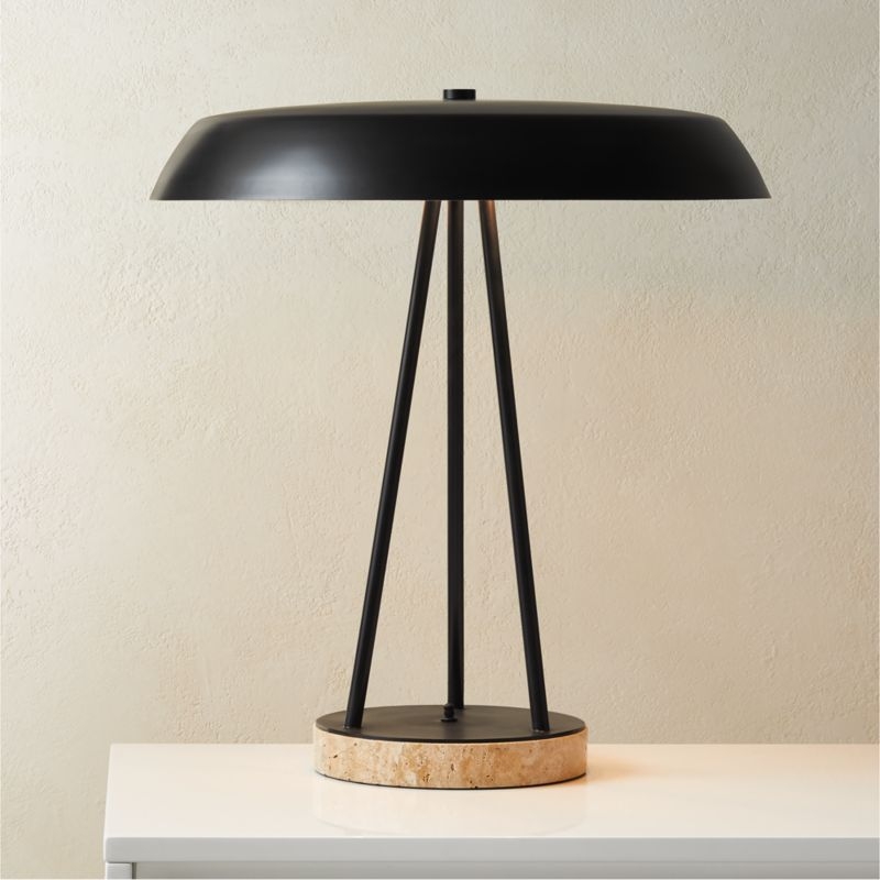 Exposior Travertine Table Lamp Model 2021 - Image 1