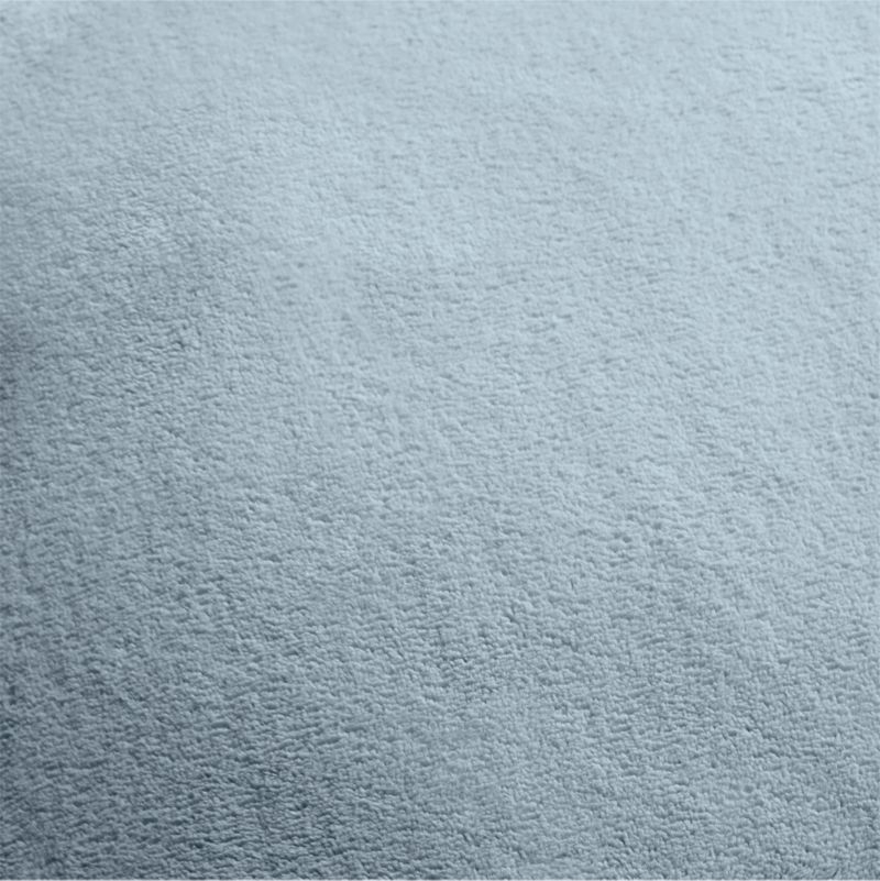 Plush 54x20 Sky Blue Bed Body Pillow Cover - Image 2