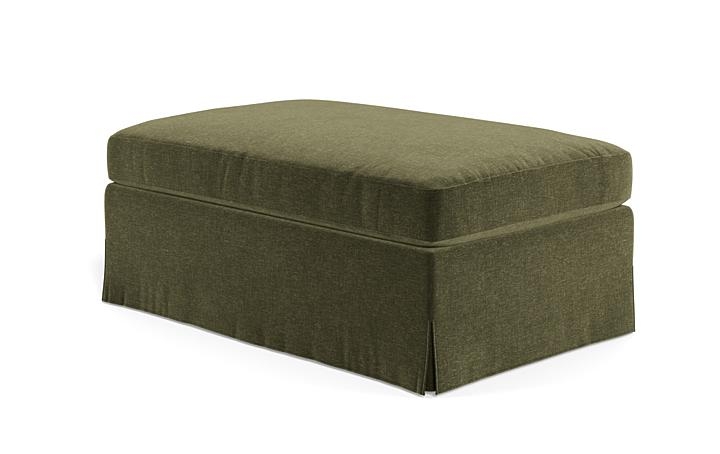 Sloan Slipcovered Ottoman - Image 2