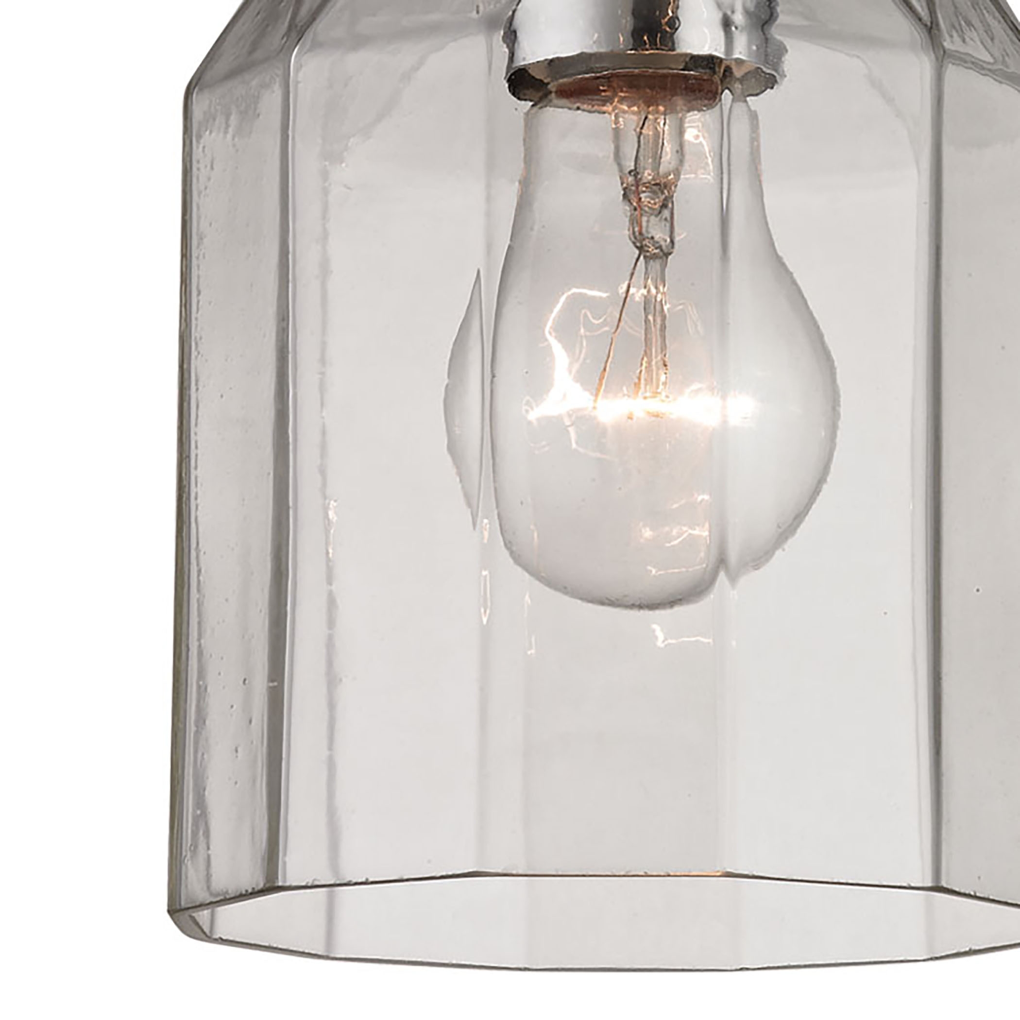 Danica 5'' Wide 1-Light Pendant - Polished Chrome - Image 1