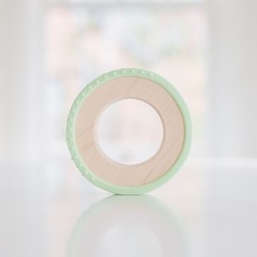Silicone Wrapped Teether, Honeydew - Image 0