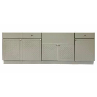 98" 6-Piece Modular Outdoor Kitchen Cabinet - Image 0