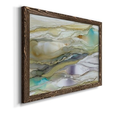  Marbled Glass III-Premium Framed Canvas - Ready To Hang - Image 0