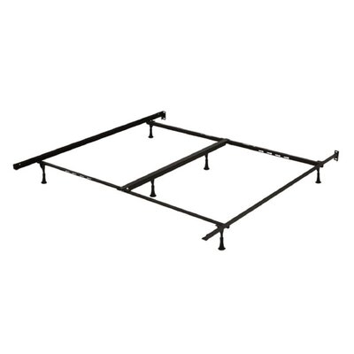 Clara Clark Expandable 6-leg Support Metal Bed Frame - King, Queen, Full - Image 0