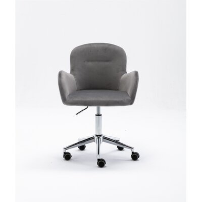 Velvet Swivel Shell Chair For Living Room ,Office Chair , Modern Leisure Arm Chair - Image 0